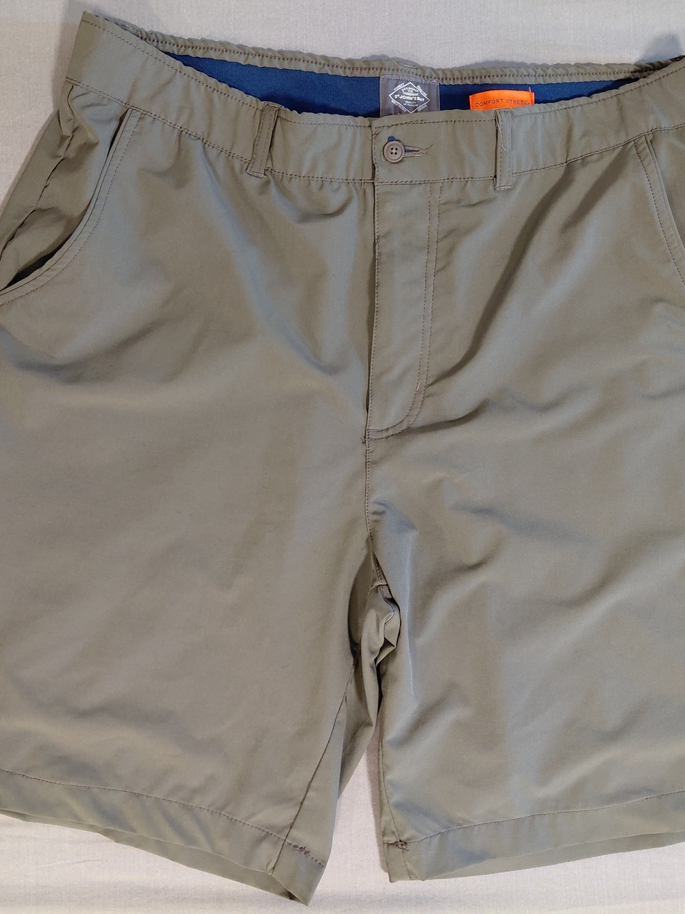 St. John's Bay Olive Athletic Shorts